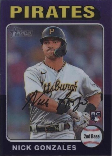 2024 Topps Heritage - Nick Gonzales #318