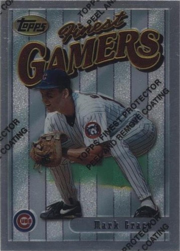 1996 Topps Finest - Mark Grace #189