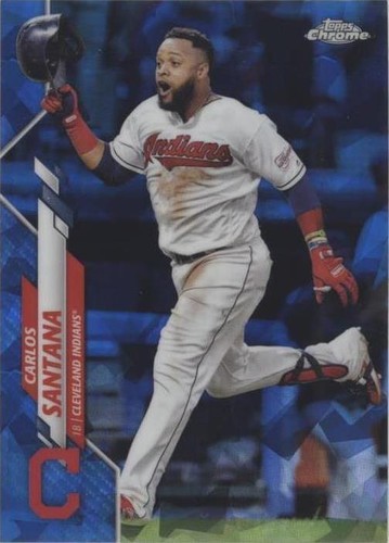 2020 Topps Chrome Sapphire Edition - Carlos Santana #272