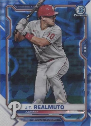 2021 Bowman Chrome Sapphire Edition - J.T. Realmuto #18