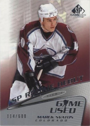 2003-04 SP Game Used Edition - Marek Svatos #57
