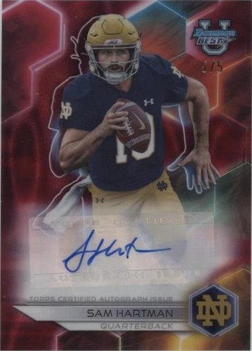 2023 Bowman's Best University Sam Hartman #BOA-SH