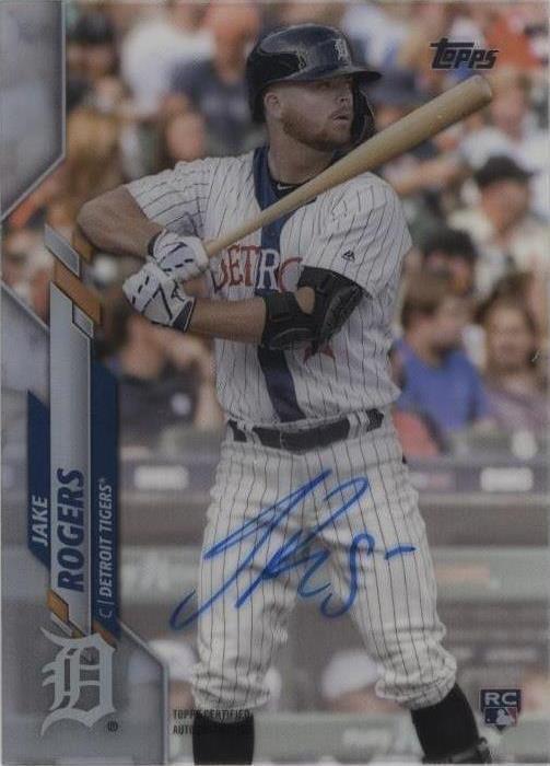 2020 Topps Clearly Authentic Autographs - Jake Rogers #CCA-JR