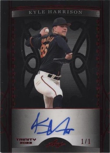 2022 Leaf Trinity - Kyle Harrison #BA-KH1