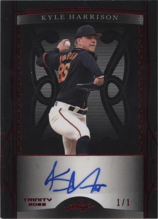 2022 Leaf Trinity - Kyle Harrison #BA-KH1