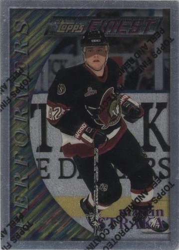 1995-96 Topps Finest - Martin Straka #92