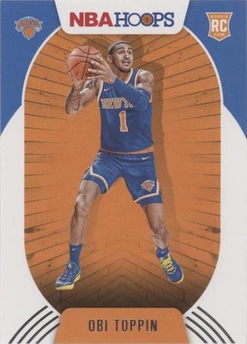 Obi Toppin RC 2020-21 Panini NBA Hoops Base Rookie Card #226