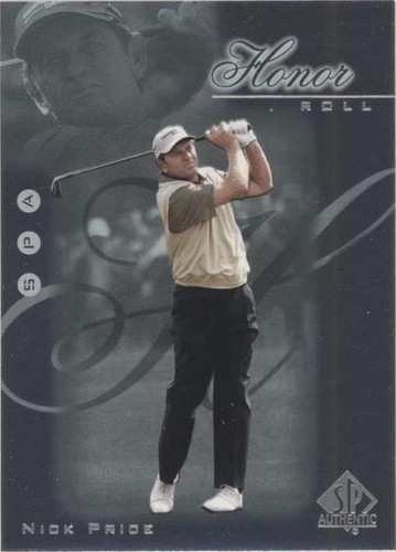 2001 SP Authentic - Nick Price #HR16