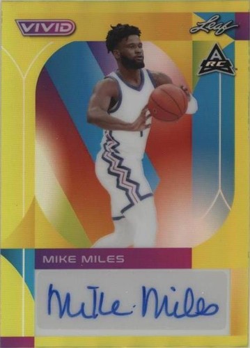 2022-23 Leaf Vivid - Mike Miles #BA-MM3