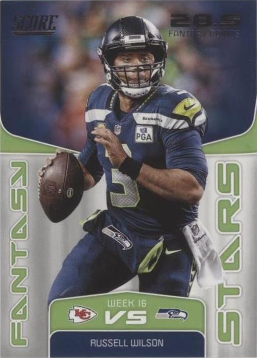 2019 Score - Fantasy Stars #FS-19 Russell Wilson