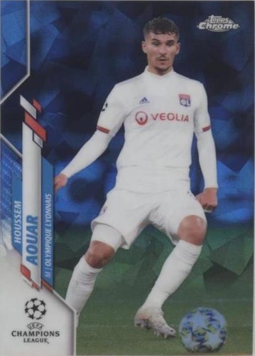 2019-20 Topps Chrome UCL Sapphire Edition Houssem Aouar #52
