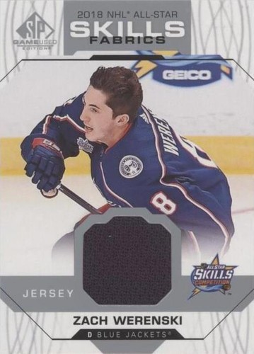 2018-19 Upper Deck SP Game Used - Zach Werenski #AS-ZW