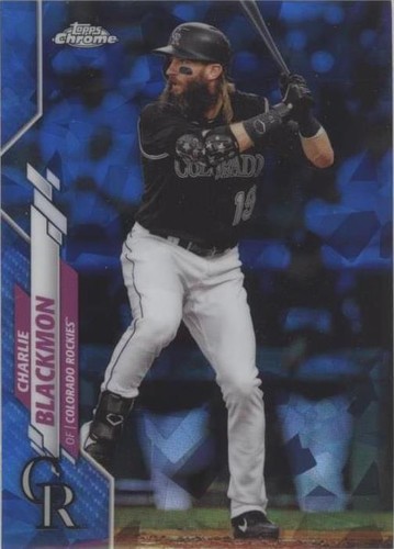 2020 Topps Chrome Sapphire Edition - Charlie Blackmon #397
