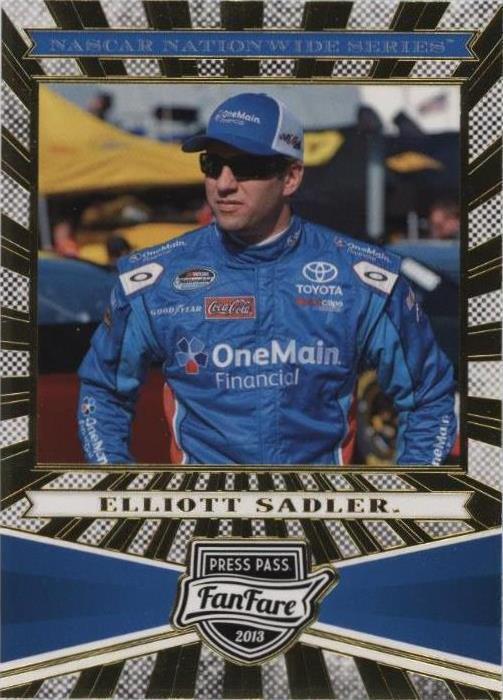 2013 Press Pass Fanfare - Elliott Sadler #73