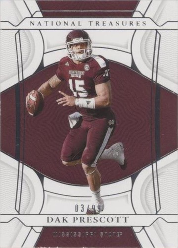 2022 Panini National Treasures Collegiate Dak Prescott #10