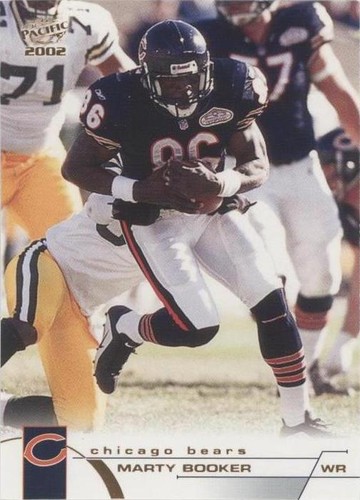 2002 Pacific Marty Booker #72