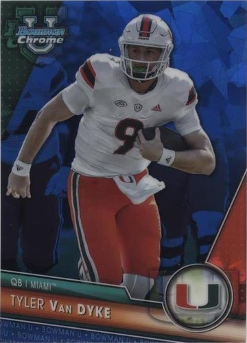 2023 Bowman University Chrome Sapphire Edition Tyler Van Dyke #13
