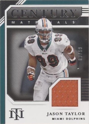2020 Panini National Treasures Jason Taylor #CM-JT