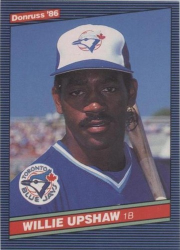 1986 Donruss - Willie Upshaw #195