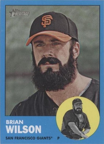 2012 Topps Heritage - Brian Wilson #325