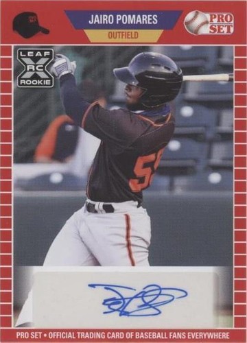 2021 Leaf Pro Set Baseball Blaster - Jairo Pomares #PS-JP1
