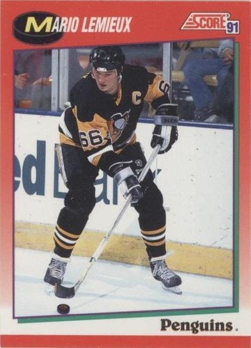 1991-92 Score Canadian - Mario Lemieux #200