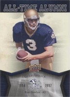 2013 Upper Deck University of Notre Dame Ron Powlus #ATA-RP