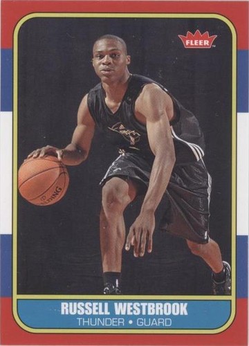 2008-09 Topps Chrome Russell Westbrook Youthquake Refractor Auto