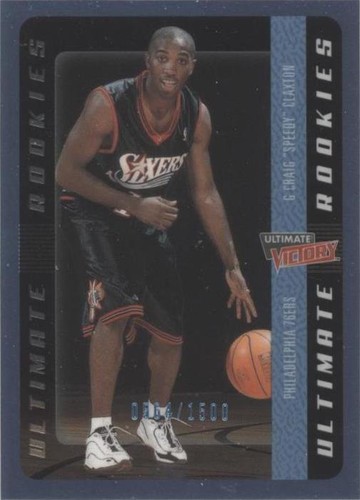 2000-01 Ultimate Victory - Speedy Claxton #110