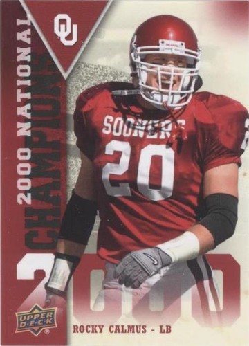 2011 Upper Deck University of Oklahoma Rocky Calmus #NC-RC