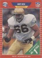 1989 Pro Set Andy Heck #514