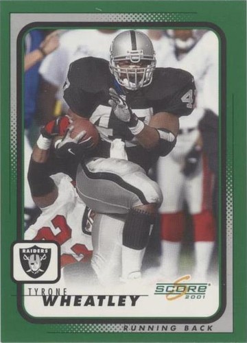 2001 Score Tyrone Wheatley #155