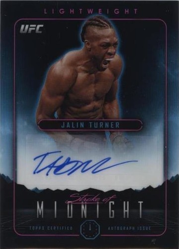 2024 Topps Midnight UFC - Jalin Turner #SMA-JTR