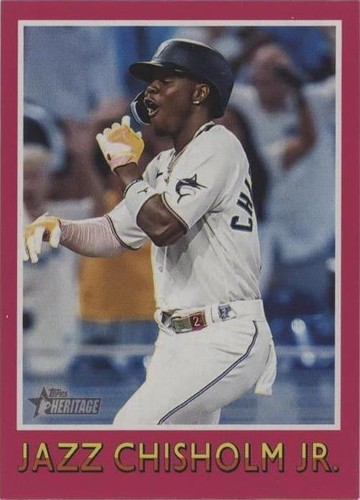 2024 Topps Heritage - Jazz Chisholm #75BS-13