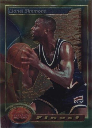 1993-94 Topps Finest - Lionel Simmons #68