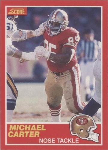 1989 Score Michael Carter #123