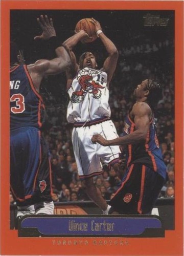 1999-00 Topps Toronto Raptors Basketball Card #98 Vince Carter