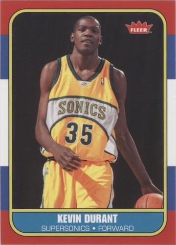 2007-08 Fleer - Kevin Durant #86R-143