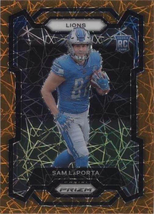 2023 Panini Prizm - Rookies Lazer Prizm #332 Sam LaPorta (RC)