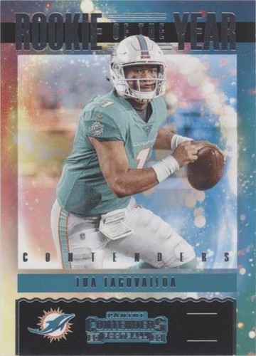 2020 Panini Contenders Tua Tagovailoa #RY-TTA