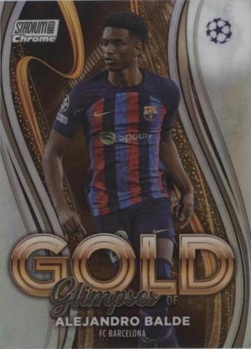 2022-23 Topps Stadium Club Chrome UEFA Club Competitions Alejandro Balde #GG-AB