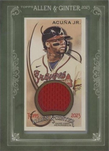 2019 Topps Allen & Ginter X【R Acuna Jr.】 2019 Topps Allen & Ginter X Ronald Acuna Jr. Rookie Auto /5