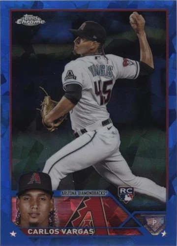 2023 Topps Chrome Update Series Sapphire Edition - Carlos Vargas #USCS149
