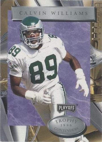 1996 Playoff Trophy Contenders Calvin Williams #73