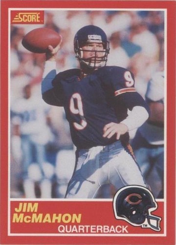 1989 Score #145 JIM McMAHON Chicago Bears Football Card