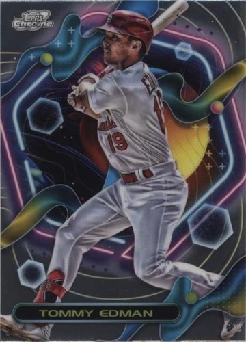 2025 Topps Chrome Tommy Edman World Series Champion Refractor