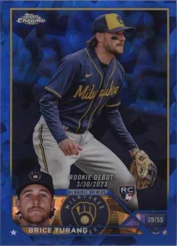 2023 Topps Chrome Update Series Sapphire Edition - Brice Turang #USCS101
