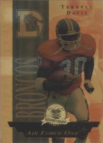 1996 Collector's Edge President's Reserve Terrell Davis #35