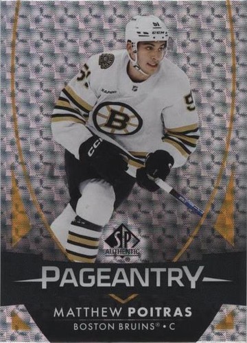 2023-24 Sp Authentic - Matthew Poitras #P-81