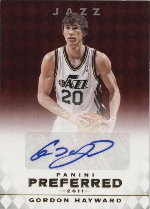 Panini Preferred 2011-12 - Gordon Hayward #306